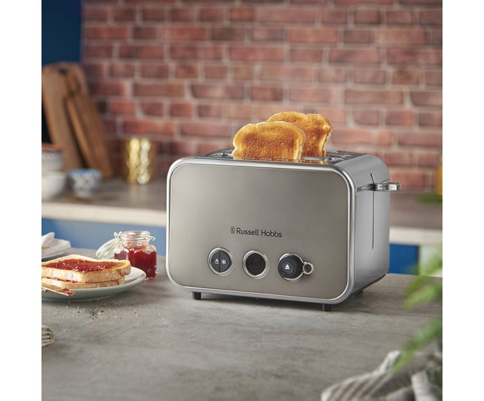 Russell Hobbs Titanium Distinctions 2 Slice Toaster