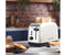 Russell Hobbs Cream Stainless Steel 2 Slice Toaster