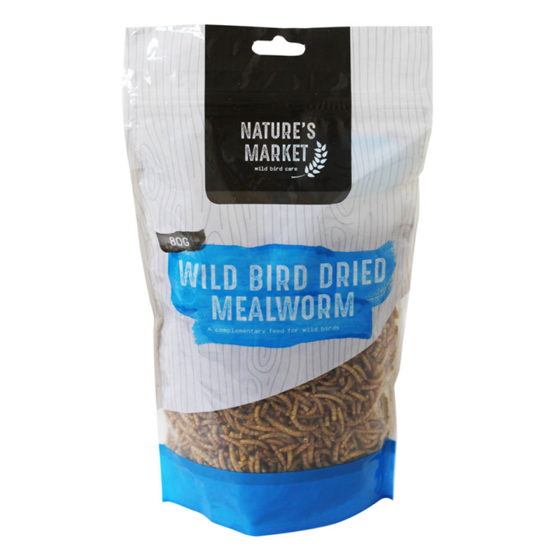 Wild Bird Dried Mealworm 80g