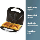 Daewoo Essentials Sandwich Toaster White