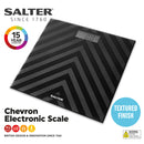 Salter Digital Two Tone Chevron Bathroom Scales
