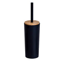 Toilet Brush With Bamboo Lid