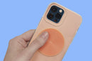 Speks Slabs The Silicone Sensory Sticker - Circle: Groove Orange