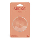 Speks Slabs The Silicone Sensory Sticker - Circle: Groove Orange
