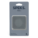 Speks Slabs The Silicone Sensory Sticker - Square: Groove Grey