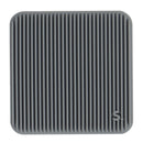 Speks Slabs The Silicone Sensory Sticker - Square: Groove Grey
