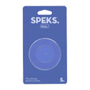Speks Slabs The Silicone Sensory Sticker - Circle: Static Blue