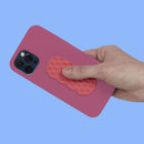 Speks Slabs The Silicone Sensory Sticker - Tab: Mesh Pink