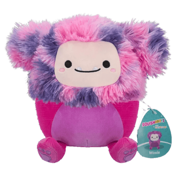 Squishmallows Plush 7.5" - Woxie The Corduroy Magenta Bigfoot