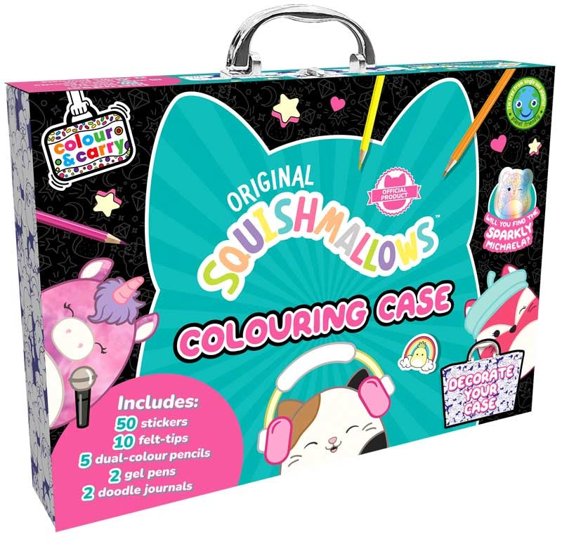 Squishmallows Colouring Carry Case