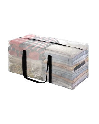 Storage / Moving Bag with Reinforced Handles 74x36x33cm - Clear