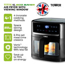 Tower Vortx 4L Space Saver Digital Air Fryer