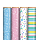 New Baby Gift Wrap 3m Assorted