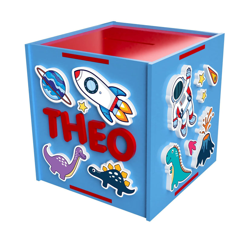 Personalised Money Box - Theo