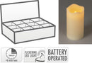 LED Ivory Candle 13cm