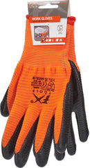 Orange Work Gloves