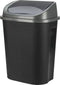 25L Swing Bin - Black/Grey