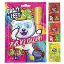 Crazy Feet Sour Dip Lollipop