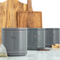 Accents Charcoal Tea, Coffee Sugar Storage Jar Set