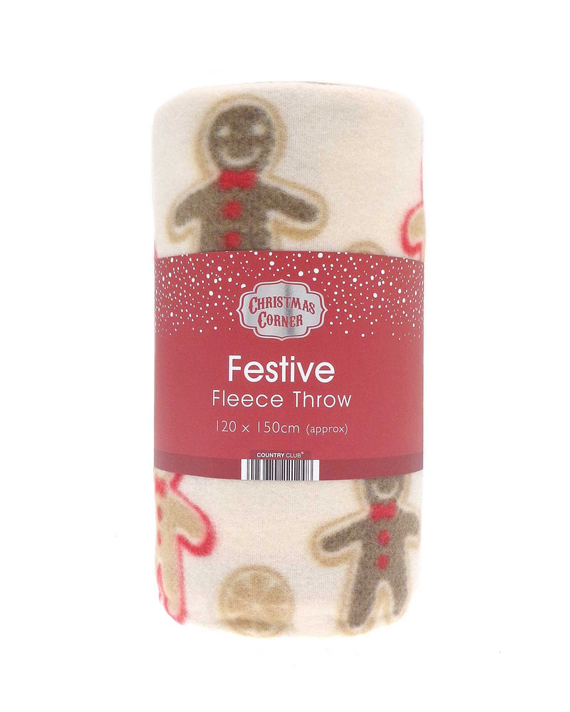 Fleece Blanket Throw - Christmas Treats