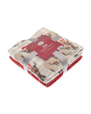 Highland Cow Fleece Blanket Throw 2 Pack