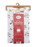 Christmas Wishes Festive Robin Tablecloth 132cm x 178cm