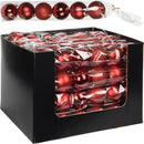 Red Christmas Baubles 6 Pack