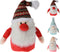 Santa Claus 25cm Plush Decor Assorted