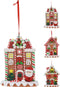 Gingerbread House Christmas Tree Decoration Assorted