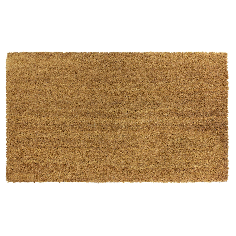 Plain Natural Latex Coir Doormat 40x60cm