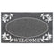 Silver Welcome Scraper Doormat 45x75cm
