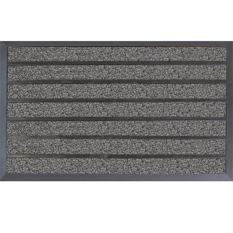 Dirt Stopper Pro Scraper Doormat 45x75cm - Grey