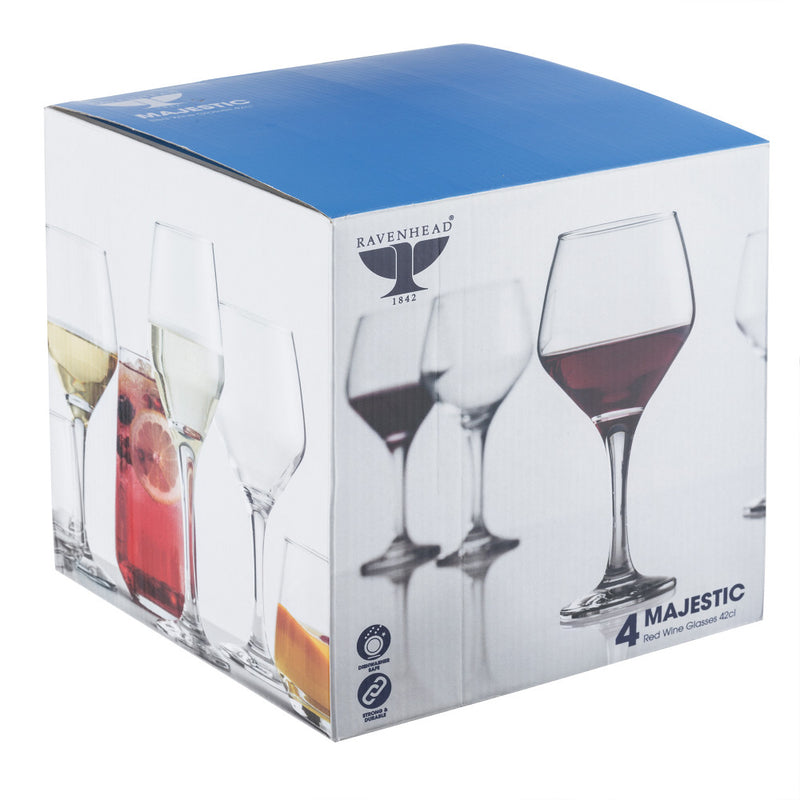 Majestic Red Wine Glasses - 4 Pack