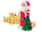 Christmas Santa & Motto Cake Topper