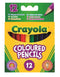 Crayola Half Length Pencils 12 Pack