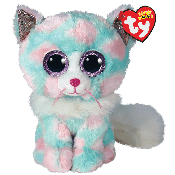 TY Medium Beanie Boo - Opal The Pastel Cat