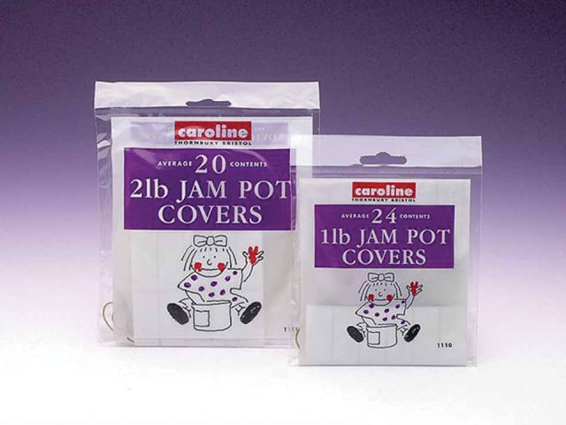Jam Pot Covers 2lb 20pk