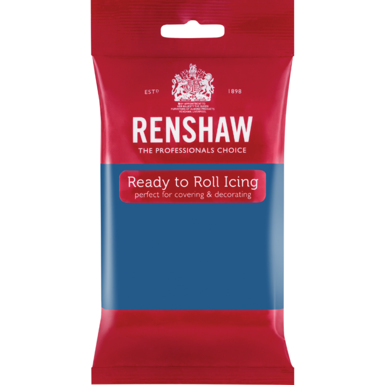 Renshaw Ready To Roll Fondant Icing 250g - Atlantic Blue