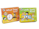What Time Is It?/Look, Spell, Read Learning Games Assorted