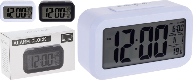 Digital Alarm Clock - Assorted Colours