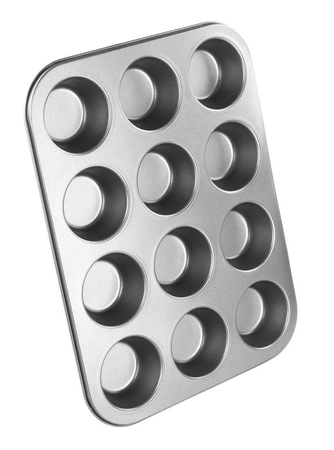NonStick Chef Aid 12 Cup Muffin Tray