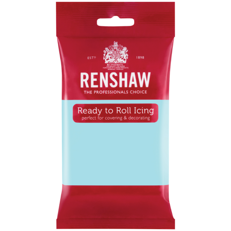 Renshaw Ready To Roll Fondant Icing 250g - Duck Egg Blue