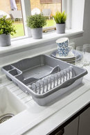 Casa Dish Drainer Large - Silver