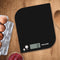 Leaf Digital Kitchen Scale, 5kg Capacity, Black