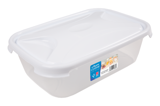 Cuisine Rectangular Food Box & Lid 4.5L