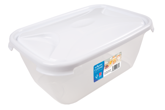 Cuisine Rectangular Food Box & Lid 6L