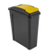 Recycle It 25L Slimline Bin & Lid Graphite/Gen. Yellow