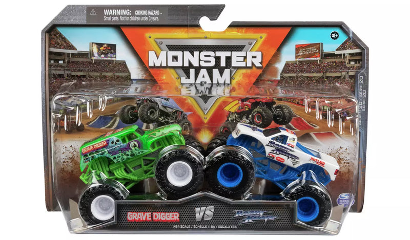 Monster Jam 1:64 Die-Cast Truck - 2 Pack Assortment