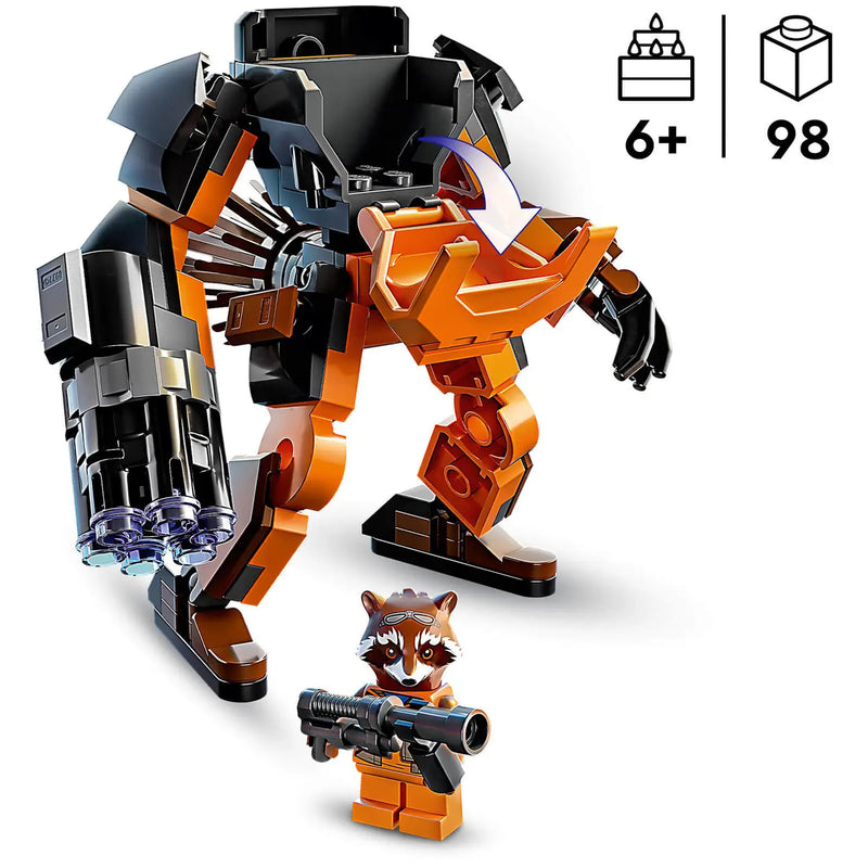 LEGO Marvel Rocket Mech Armour Figure