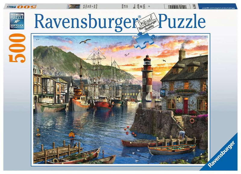 Sunrise At The Port 500pc Jigsaw Puzzle